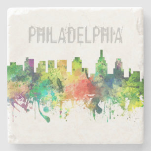 PHILADELPHIA PENNSYLVANIA SKYLINE SP - STENEN ONDERZETTER