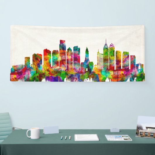 Philadelphia Pennsylvania Skyline Spandoek (Beurs)