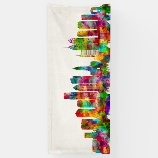 Philadelphia Pennsylvania Skyline Spandoek (Verticaal)