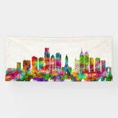 Philadelphia Pennsylvania Skyline Spandoek (Horizontaal)