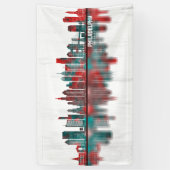 Philadelphia Pennsylvania Skyline Spandoek (Verticaal)