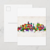 Philadelphia Pennsylvania Skyline Uitnodiging Briefkaart (Voorkant / Achterkant)