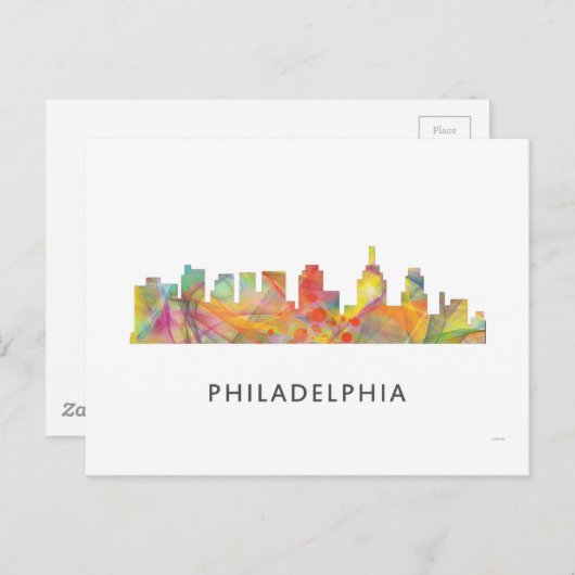 PHILADELPHIA PENNSYLVANIA SKYLINE WB1 - BRIEFKAART (Voorkant / Achterkant)