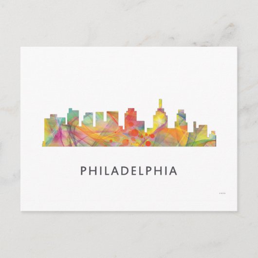 PHILADELPHIA PENNSYLVANIA SKYLINE WB1 - BRIEFKAART (Voorkant)
