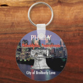 Philadelphia Pennsylvania Sleutelhanger (Voorkant)