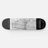 Philadelphia, Pennsylvania Stadsplattegrond Skateb Persoonlijk Skateboard (Horizontaal)