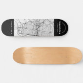 Philadelphia, Pennsylvania Stadsplattegrond Skateb Persoonlijk Skateboard (Horizontaal)