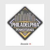 Philadelphia Pennsylvania Sticker (Vel)