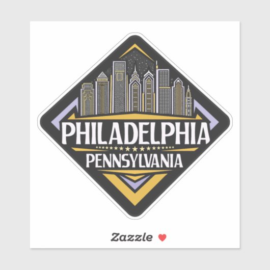 Philadelphia Pennsylvania Sticker (Vel)