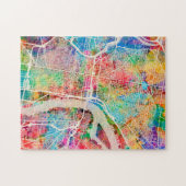 Philadelphia Pennsylvania Street Map Legpuzzel (Horizontaal)