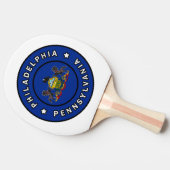 Philadelphia Pennsylvania Tafeltennisbatje (Zijkant)