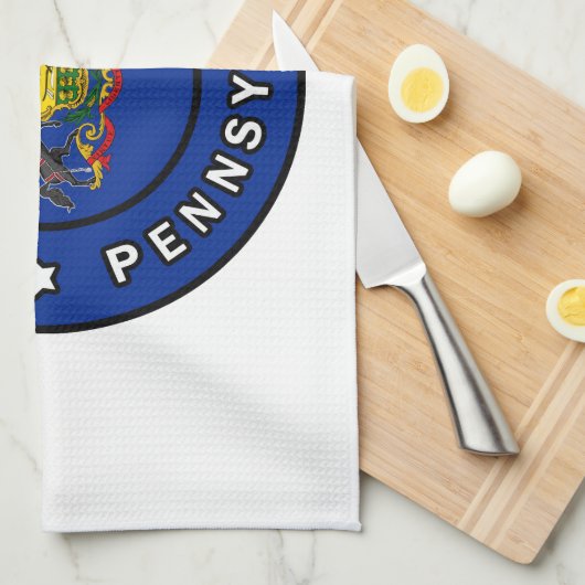 Philadelphia Pennsylvania Theedoek (Quarter Fold)