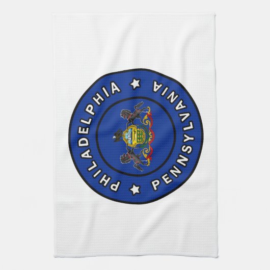 Philadelphia Pennsylvania Theedoek (Verticaal)