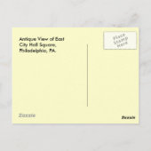 Philadelphia Pennsylvania Uitzicht met Wanamaker Briefkaart (Achterkant)