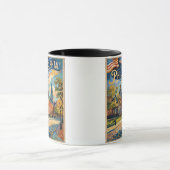 Philadelphia Pennsylvania US Retro Van Gogh Travel Mok (Midden)