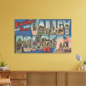 Philadelphia, Pennsylvania - Valley Forge Canvas Afdruk (Insitu (Woonkamer))