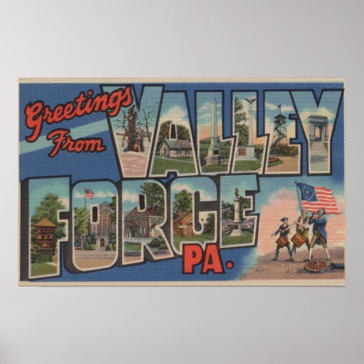 Philadelphia, Pennsylvania - Valley Forge Poster (Voorkant)