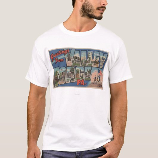 Philadelphia, Pennsylvania - Valley Forge T-shirt (Voorkant)