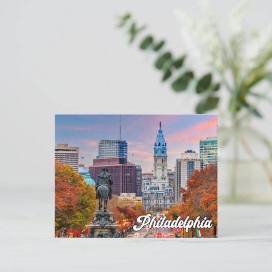Philadelphia, Pennsylvania, Verenigde Staten Briefkaart (Staand voorkant)