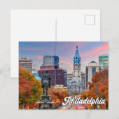 Philadelphia, Pennsylvania, Verenigde Staten Briefkaart (Voorkant / Achterkant)