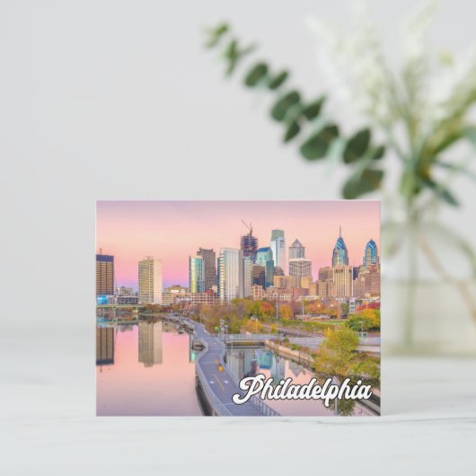 Philadelphia, Pennsylvania, Verenigde Staten Briefkaart (Staand voorkant)