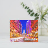 Philadelphia, Pennsylvania, Verenigde Staten Briefkaart (Staand voorkant)