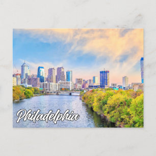 Philadelphia, Pennsylvania, Verenigde Staten Briefkaart