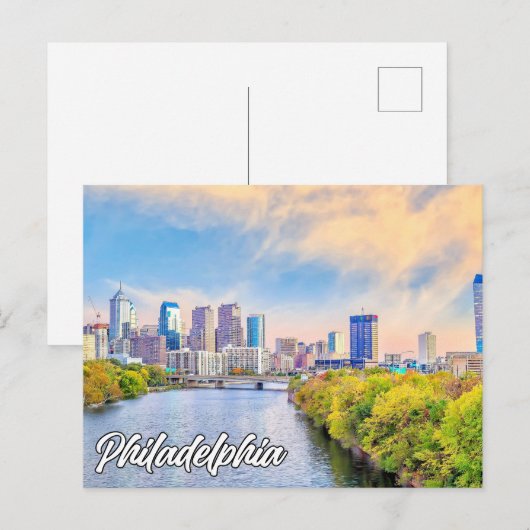 Philadelphia, Pennsylvania, Verenigde Staten Briefkaart (Voorkant / Achterkant)