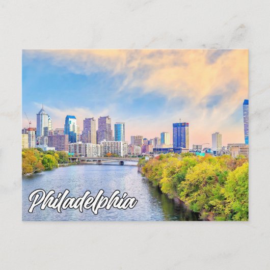 Philadelphia, Pennsylvania, Verenigde Staten Briefkaart (Voorkant)