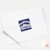 Philadelphia, Pennsylvania Vierkante Sticker (Envelop)