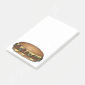 Philadelphia Philly Cheese Steak Sandwich Post-it® Notes (Schuin)