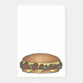 Philadelphia Philly Cheese Steak Sandwich Post-it® Notes (Voorkant)