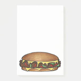Philadelphia Philly Cheese Steak Sandwich Post-it® Notes