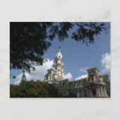 Philadelphia, postkaart van het gemeentehuis PA (Voorkant)