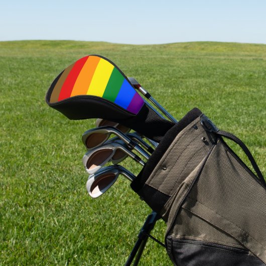Philadelphia Pride Flag LGBT-regenboogsymbool Golfheadcover (Insitu)