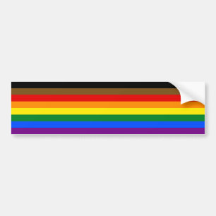Philadelphia Pride Flag LGBTQ Bumpersticker