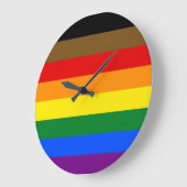 Philadelphia Pride Flag LGBTQ Grote Klok (Hoek)