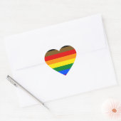 Philadelphia Pride Flag LGBTQ Hart Sticker (Envelop)
