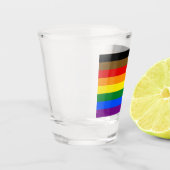 Philadelphia Pride Flag LGBTQ Shot Glas (Links)