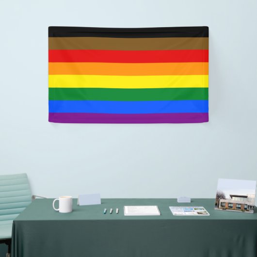 Philadelphia Pride Flag LGBTQ Spandoek (Beurs)