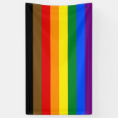 Philadelphia Pride Flag LGBTQ Spandoek (Verticaal)