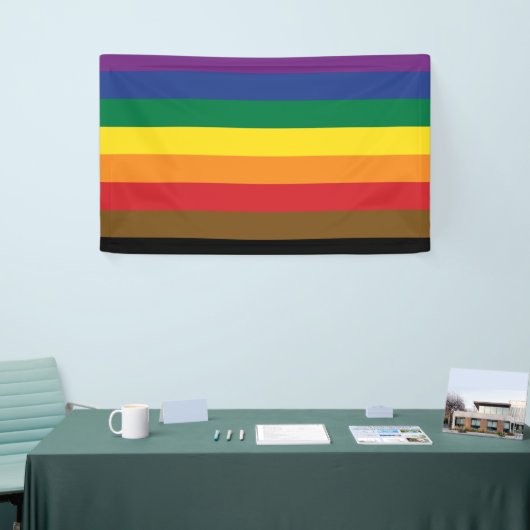 Philadelphia Pride Flag   Spandoek (Beurs)
