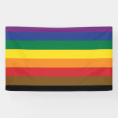 Philadelphia Pride Flag   Spandoek (Horizontaal)
