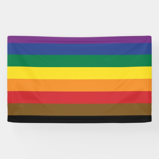 Philadelphia Pride Flag Spandoek (Horizontaal)