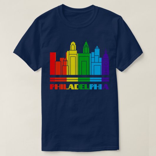 Philadelphia Pride Philadelphia LGBT Gift LGBTQ S T-shirt (Design voorkant)