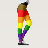 Philadelphia Pride Vlag Regenboog Gestreept LGBT Leggings (Rechts)
