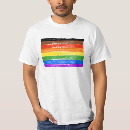 Philadelphia Pride-vlag T-shirt (Voorkant)