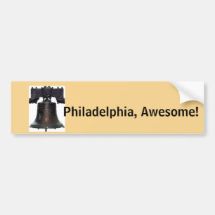 Philadelphia Quote & Liberty Bell Bumpersticker