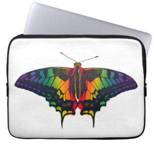 Philadelphia Rainbow Pride Flag Swallowtail Laptop Sleeve