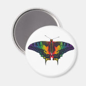 Philadelphia Rainbow Pride Flag Swallowtail Magneet (Voorkant / Achterkant)